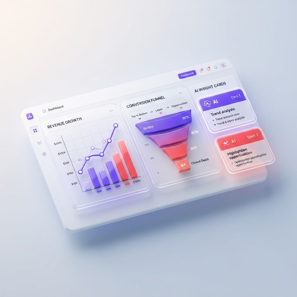Digital presence analytics dashboard
